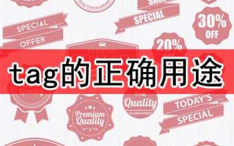 第七课：tag正确用途是什么？（tag标签优化教程完整版）